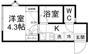 ピースフル泉第３の物件間取画像